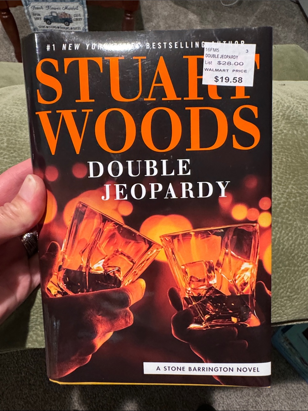 Stuart Woods Double Jeopardy Hard Cover Novel Book